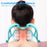 6-Wheel Plastic Neck Massager